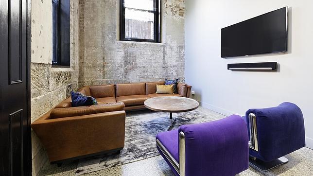 Salón de una de las suites del Hotel 1888