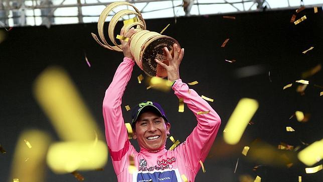 Mezgec gana en la fiesta de Nairo Quintana
