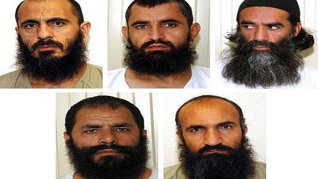 Estos son los cinco talibanes liberados de Guantánamo
