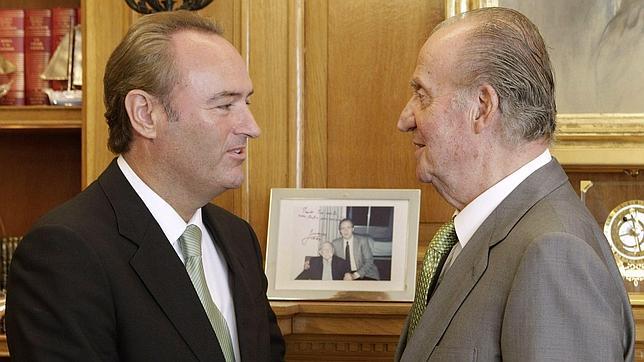 Fabra traslada al Rey el «reconocimiento y admiración» del pueblo valenciano