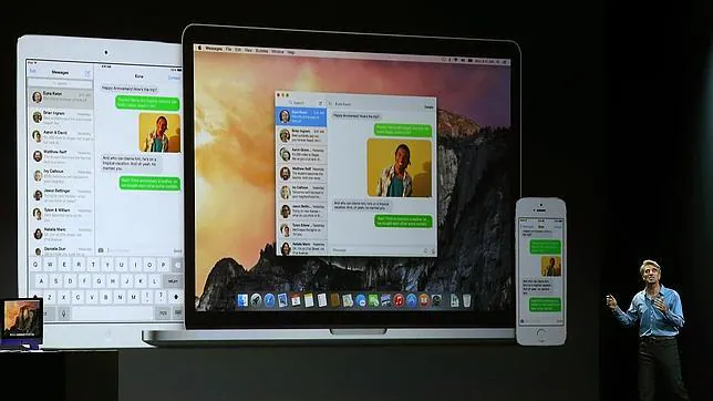 Apple anuncia su nuevo OSX Yosemite, un «puente» entre dispositivos