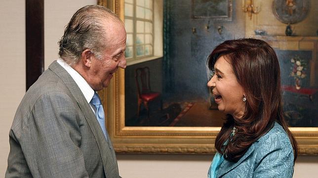 Cristina Fernández de Kirchner, sobre el Rey: «Se aleja un amigo»