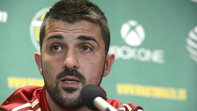 Villa: «Estoy contento por traer el fútbol español a esta parte del mundo»