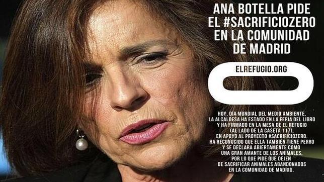 Ana Botella pide el «sacrificio cero» a los animales en la Comunidad de Madrid