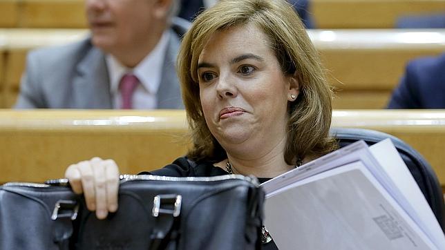 Soraya Sáenz de Santamaría, vicepresidenta del Gobierno