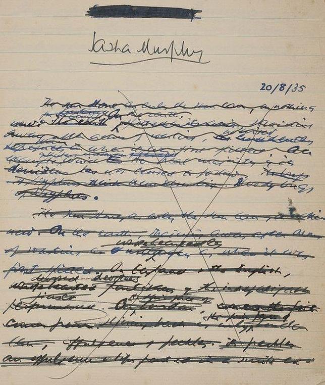 Se expone por primera vez el manuscrito de la ópera prima de Samuel Beckett
