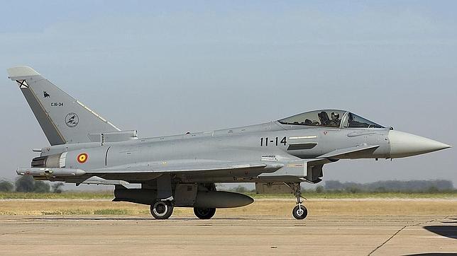 El Eurofighter siniestrado se precipitó «en picado» e iba armado con dos misiles