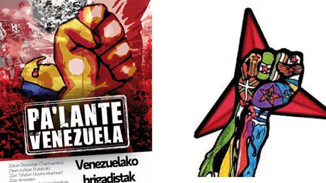 Proetarras, chavistas y ultraizquierdistas, unidos en la amenaza