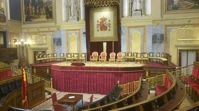 El Congreso de los Diputados, preparado para la proclamación