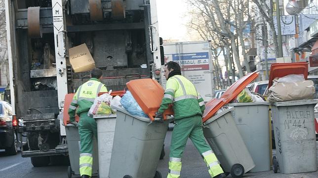 Recogida de basura en Madrid capital