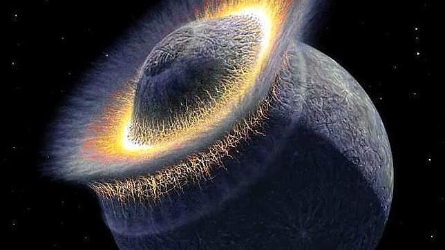 Un objeto del tamaño de Marte llamado Theia chocó contra la Tierra y formó la Luna