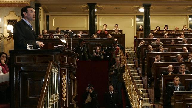 Ibarretxe, en el Congreso en 2005