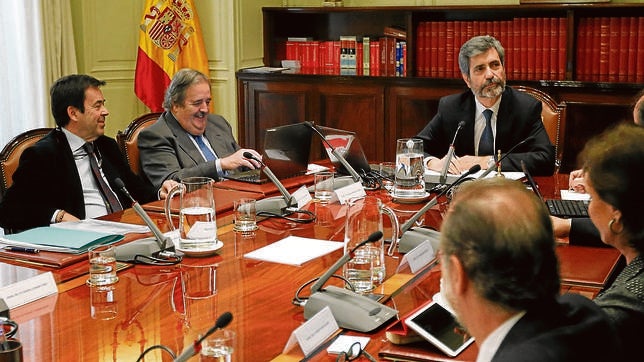 Reunión del presidente del CGPJ y sus vocales