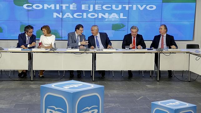 El presidente del Gobierno al inicio del último Comité Ejecutivo Nacional