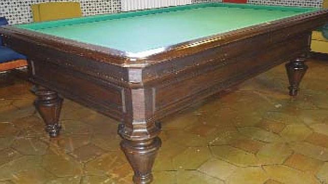 Mesa de billar del Hotel Santa María de El Paular