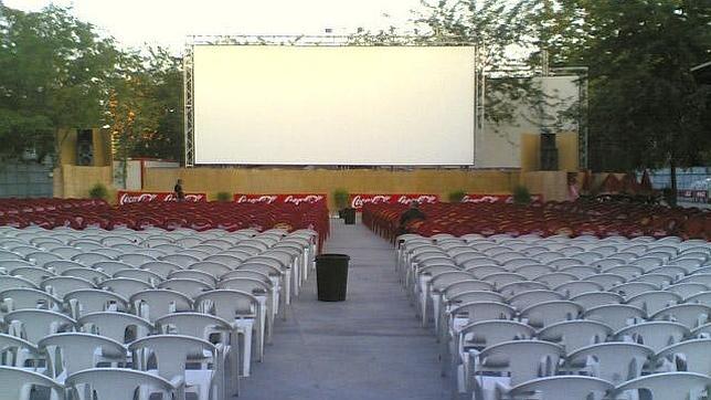 Una de las salas en el parque de la Bombilla