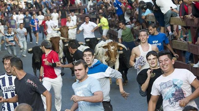 Encierro en las fiestas de Butarque de Leganés