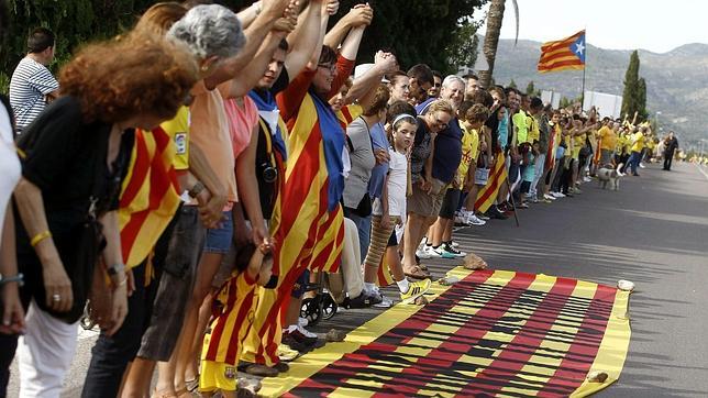 Un mosaico con la cara de Barack Obama pedirá este sábado la consulta soberanista