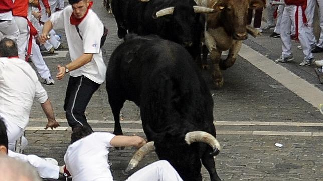 Un toro de Garcigrande arrasa en Santo Domingo con dos corneados