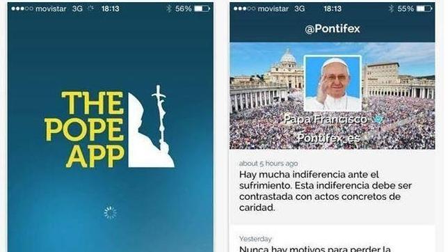 El Papa Francisco ya tiene aplicación para móviles