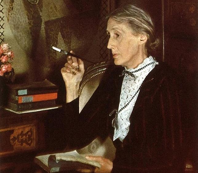 Retrato al completo de Virginia Woolf