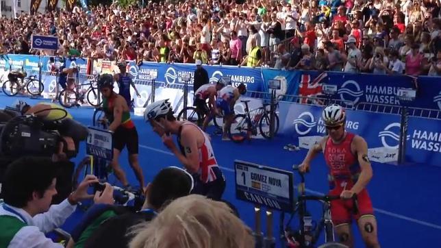 Gómez Noya, cuarto en Hamburgo