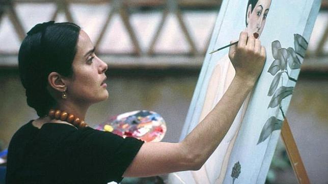 Sama Hayek interpretó a la pintora mexicana en Frida, de Julie Taymor