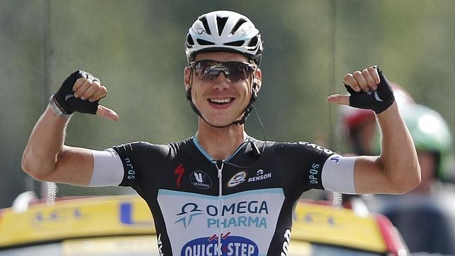 Tony Martin se exhibe a solas por los Vosgos