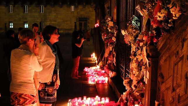 Altar improvisado a las puertas de la Catedral