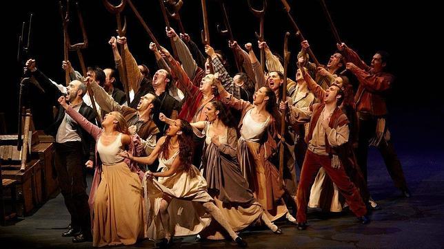 Escena final de «Fuenteovejuna»