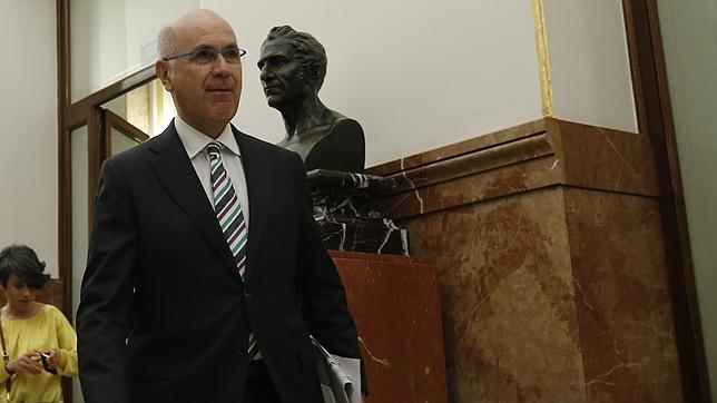 Duran Lleida en los pasillos del Congreso