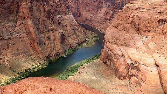 El Gran Cañón de Colorado, descubierto por la expedición de Francisco Vázquez de Coronado. García López de Cárdenas fue el primer europeo en contemplarlo.