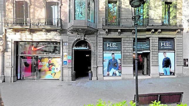 El Paseo de Gracia donde se encuentra la oficina de Jordi Pujol