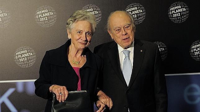 Jordi Pujol y su esposa, Marta Ferrusola, en 2012