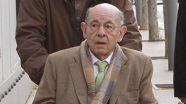 El exdirectivo del Palau de la Música, Félix Millet, a su llegada a la Audiencia de Barcelona