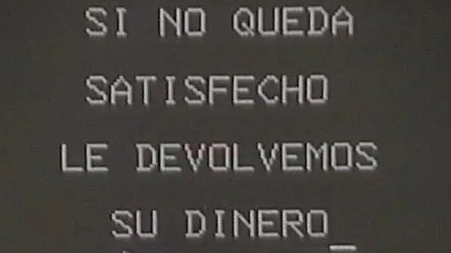 M s de 40 a os devolvi ndonos el dinero si no estamos satisfechos