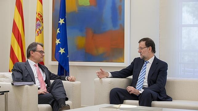 Rajoy y Mas, mensajes cruzados