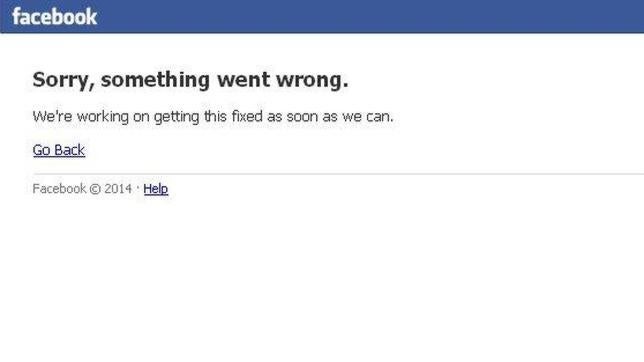 Facebook vuelve a funcionar tras tres horas experimentando fallos de conexión