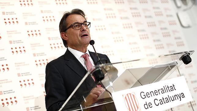 Mas en rueda de prensa tras la reunión con Rajoy