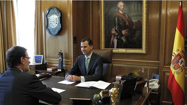 Mariano Rajoy y Felipe VI se reunen este viernes en el Palacio de Marivent