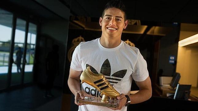 James Rodríguez, premiado con la Bota de Oro del Mundial de Brasil