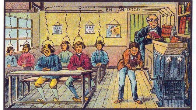 Policías con alas o paseos submarinos: así era el futuro imaginado por los visionarios de hace cien años
