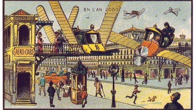 Los taxis del futuro volaban, pero no supieron imaginar que existiría Über o BlaBlaCar
