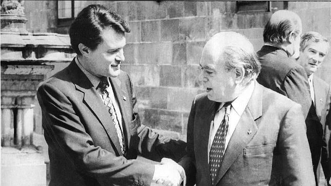 Toma de posesión de Artur Mas como nuevo conseller de Política Territorial y Obras Públicas