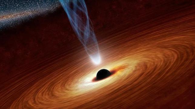 La NASA capta un fenómeno «raro y extremo»: un agujero negro atrapa un haz de luz
