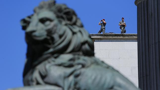 Imagen reciente de la facha del edificio del Congreso de los Diputados en Madrid
