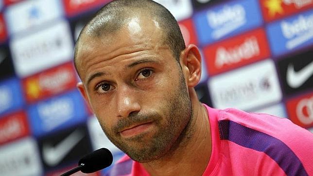 Mascherano: «Intentaré que Luis Enrique no cambie su opinión sobre mí»