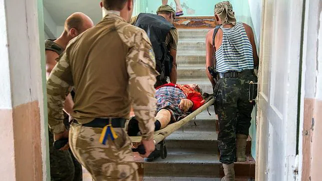 Combates cuerpo a cuerpo en las calles de los principales enclaves prorrusos de Ucrania