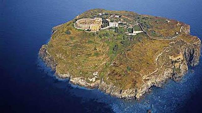 La isla de Santo Stefano, Lazio