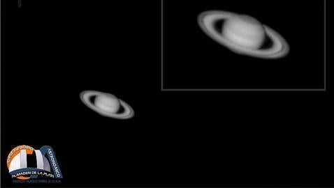 Así se ven los anillos de Saturno en la actualidad con un telescopio.